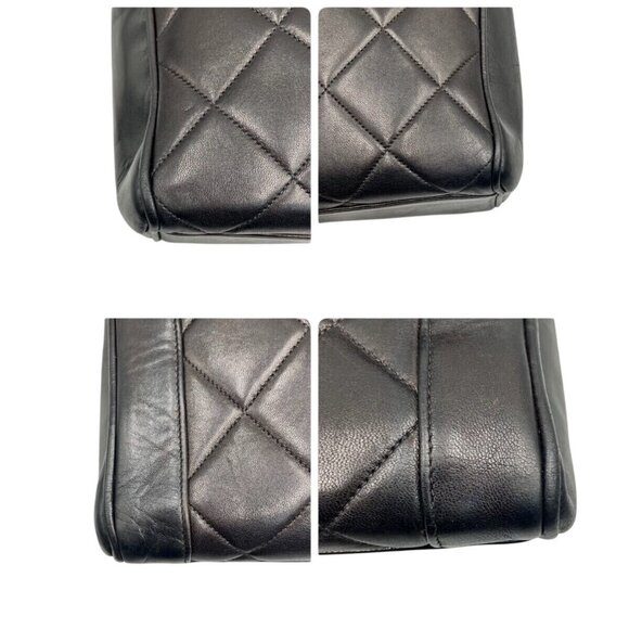 Authentic CHANEL Briefcase Business Bag 24K Vintage Lambskin Top Handle Handbag - Picture 9 of 14